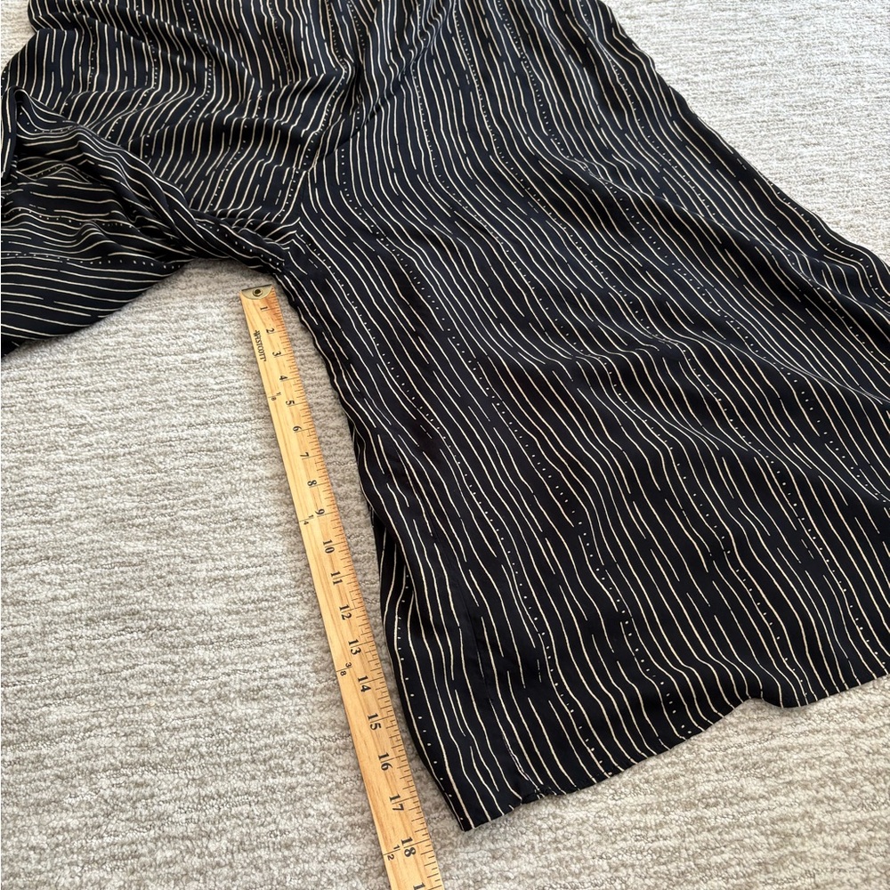 UO silence + noise Striped Wide Leg Cropped Overall Jumpsuit Size M Strappy Tank - Picture 13 of 16
